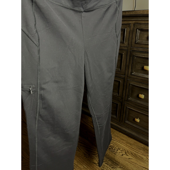 Deluth Trading Company Black Wide Leg pants w-Pockets Small(29)athletic work - Picture 5 of 7